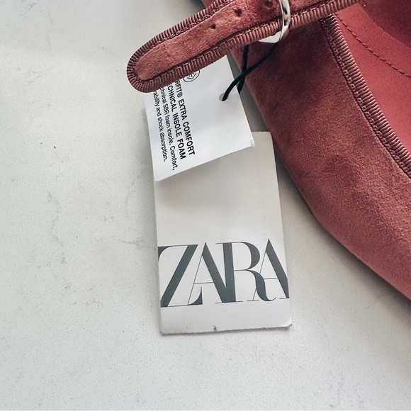 BRAND NEW - Zara Pink Flats - Size 11 - Picture 2 of 9